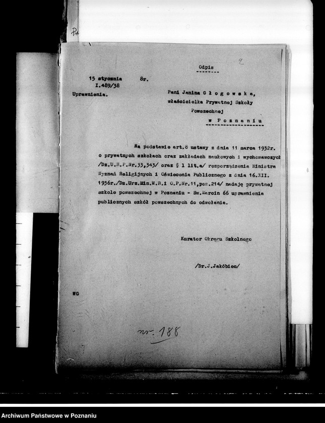 Obraz 5 z jednostki "Prywatna Szkoła Powszechna Sulerzyskiej w Poznaniu"