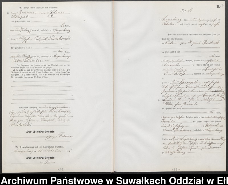 image.from.unit.number "Heiraths-Neben-Register des Preussischen Standes-Amtes Angerburg Kreis Angerburg"