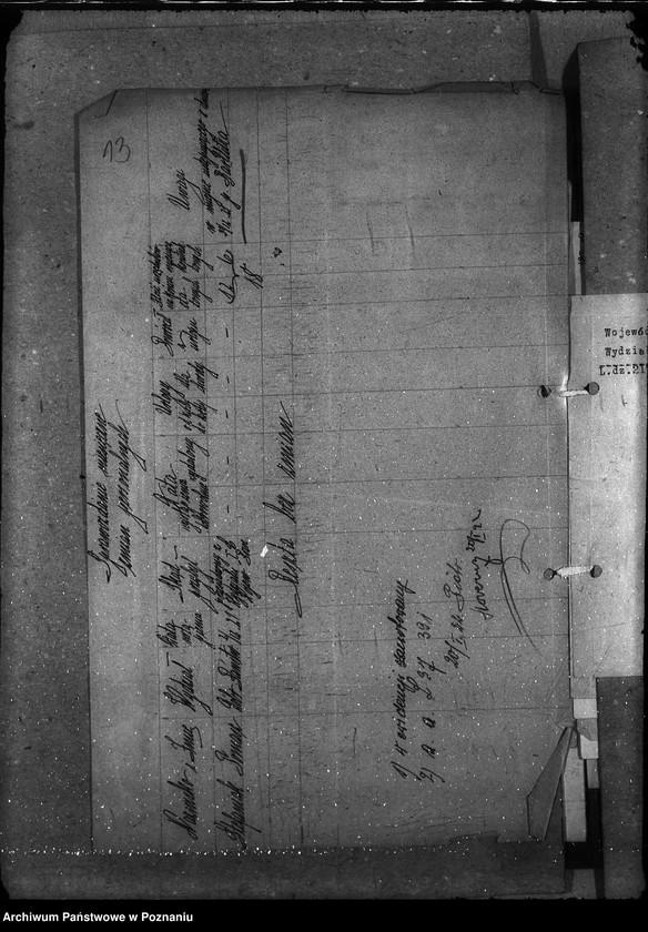 Obraz 17 z jednostki "Poznański Urząd Wojewódzki personalne ogólne"