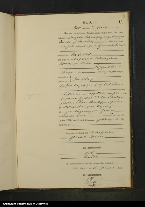 image.from.unit.number "Sterbe-Neben-Register Nr 1 - 33"