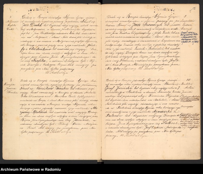 image.from.unit.number "[Duplikat akt urodzonych, zaślubionych i zmarłych parafii Krępa za 1916 r.]"