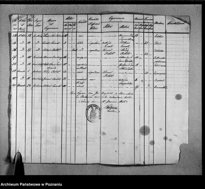 image.from.unit.number "Duplikat baptisatorum, copulatorum, mortuorum"