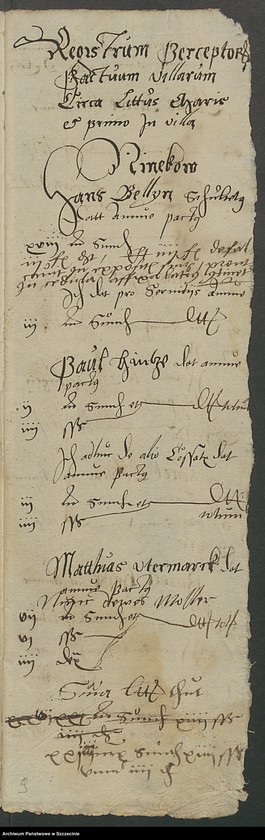 image.from.unit.number "Registrum pactuum bonorum communium in pecuniis ecclesiae Caminensis."