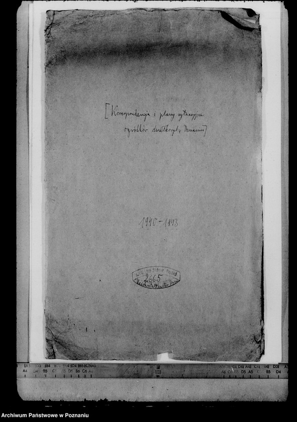 Obraz 4 z jednostki "Korespondencja i plany sytuacyjne ogródków działkowych w Poznaniu"