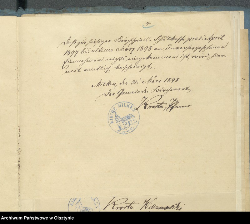 image.from.unit.number "Beläge der Kirchspiels Schulkasse Rechnung"