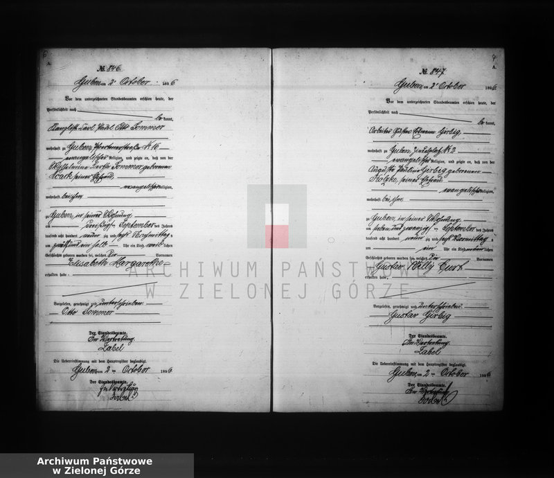 image.from.unit.number "Geburts-Neben-Register, Band III von No 839 bis No 1095"