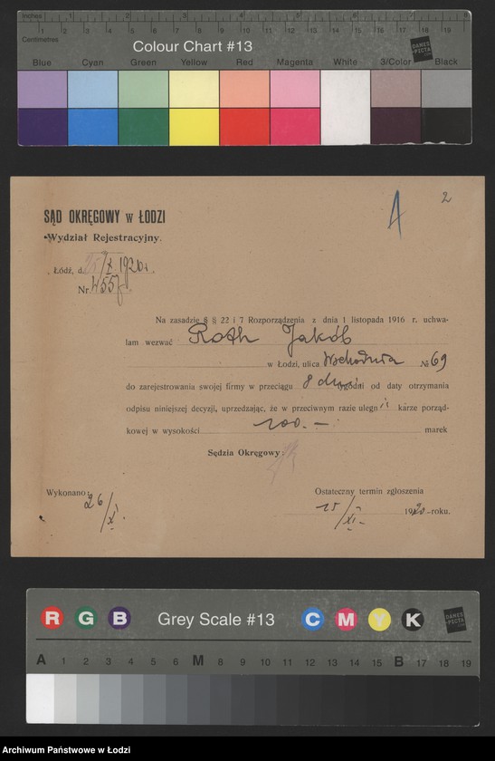 Obraz 4 z jednostki "Jakób Roth- sprzedaż galanteri"