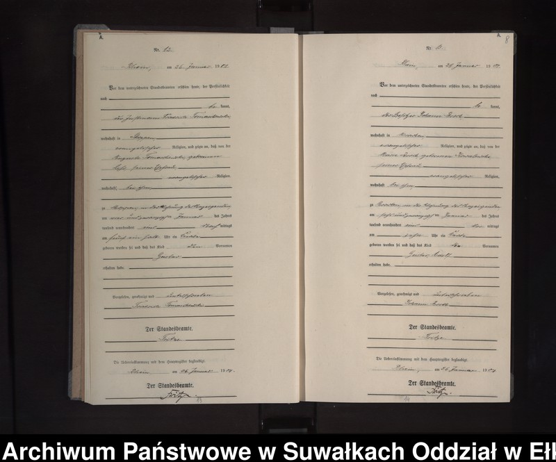 image.from.unit.number "Geburts-Neben-Register des Königlichen Preussischen Standes-Amtes Orlen Kreis Loetzen"