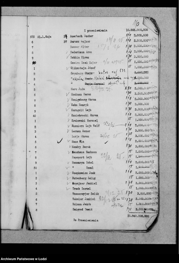 Obraz 19 z jednostki "Rejestr poborczy"