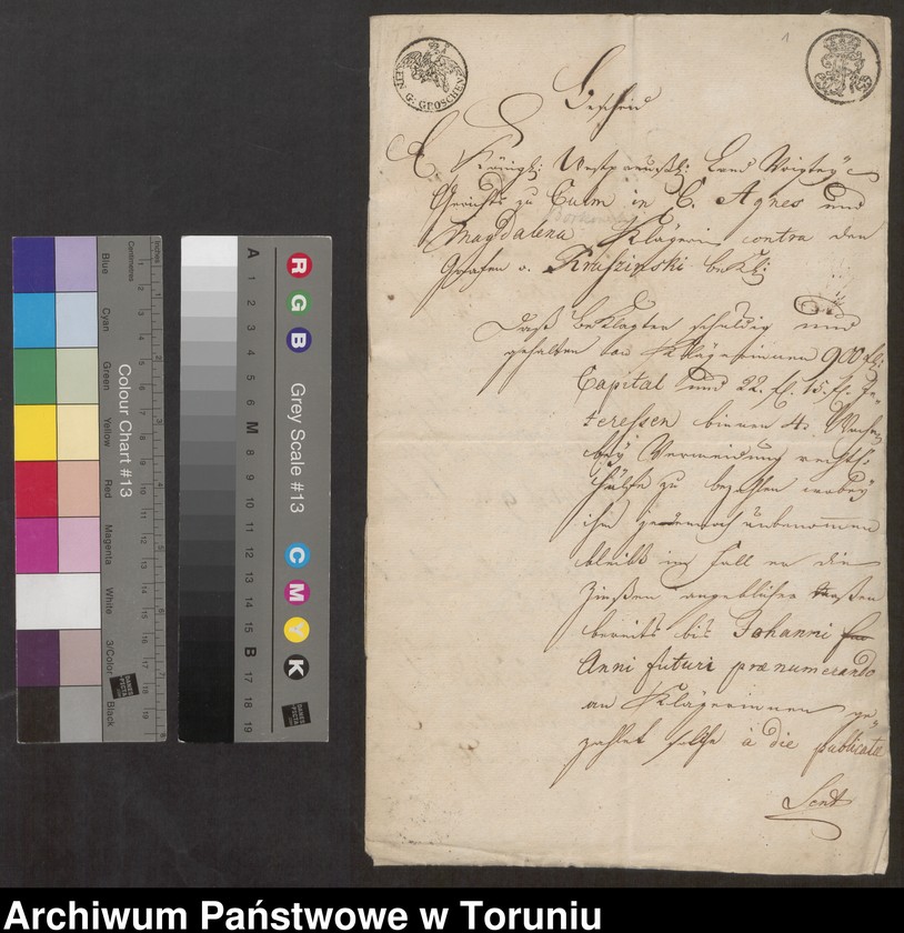 image.from.unit.number "[Konstanty Kruszyński - sprawy sądowe z Borkowskimi, hr. Sierakowską, Sowińskimi, o spadek po Piotrze Czapskim i Annie z Czapskich Pawłowskiej]"