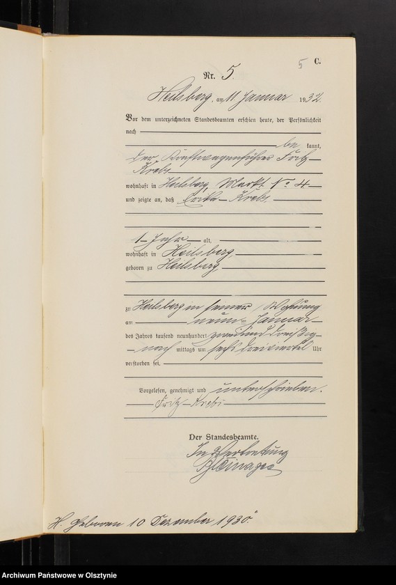 image.from.unit.number "Sterbe-Neben-Register Nr 1-156"