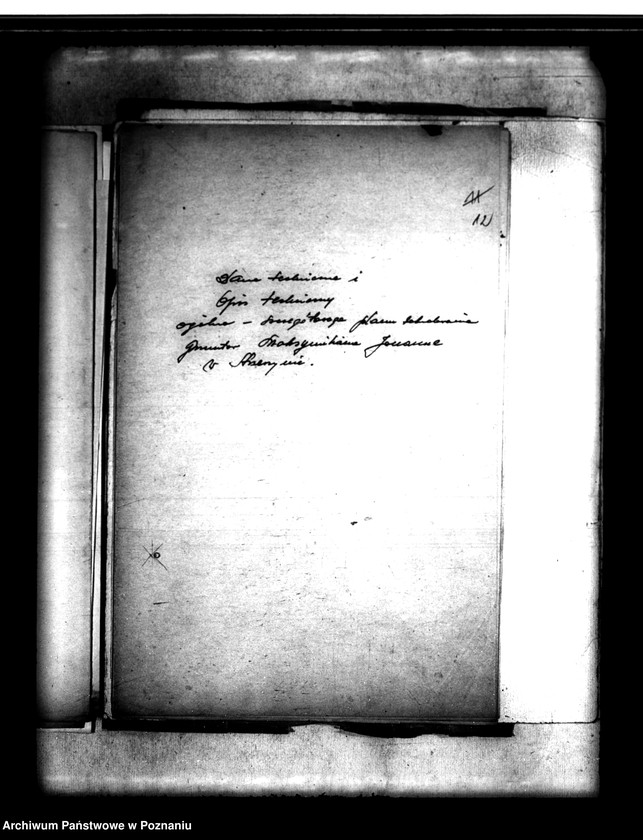 Obraz 16 z jednostki "/Majątek Strzeszyn powiatu poznańskiego plany zabudowy/"