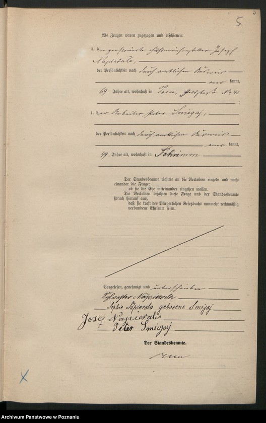 Obraz 7 z jednostki "Księga miejscowa małżeństw tom II [Rejestr główny małżeństw]"