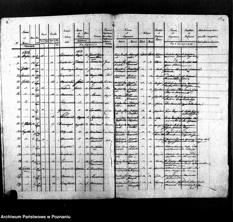 Obraz 5 z jednostki "Libri metrices baptisatorum, desponsatorum, mortuorum"