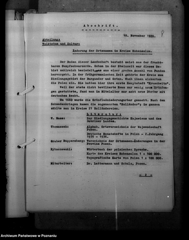 Obraz 12 z jednostki "Ortsnamenänderung Kreis Hohensalza - Inowrocław"