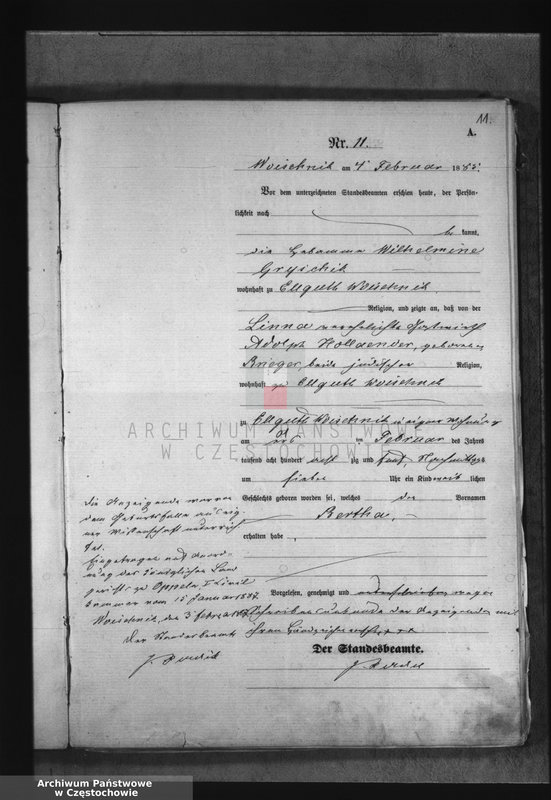 image.from.unit.number "[Pierwopis aktów urodzeń z 1885 roku]."