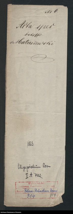 Obraz 2 z jednostki "A. betr. von Matuszewski"