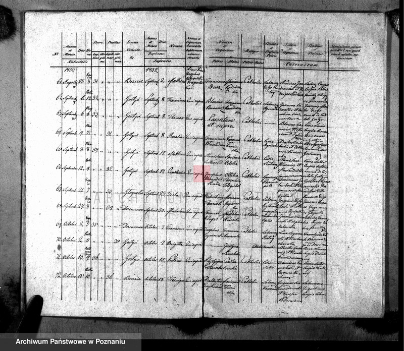 Obraz 9 z jednostki "Liber baptisatorum, copulatorum, mortuorum"