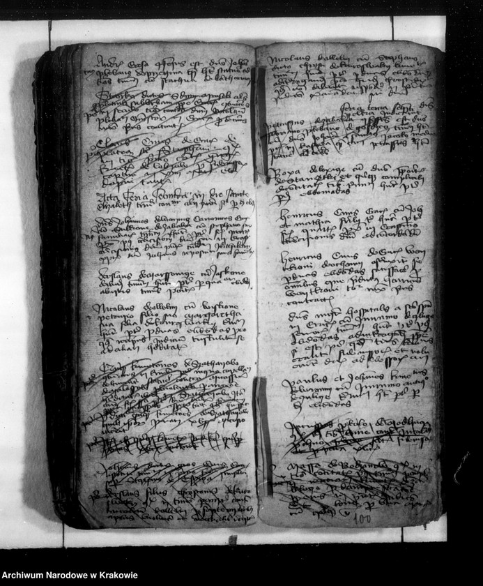 Obraz 5 z kolekcji "Wydane drukiem. Edycje źródłowe materiałów archiwalnych z zasobu ANK. cz. 2; Acta castrensia (inducta) 1407 - 1409111"