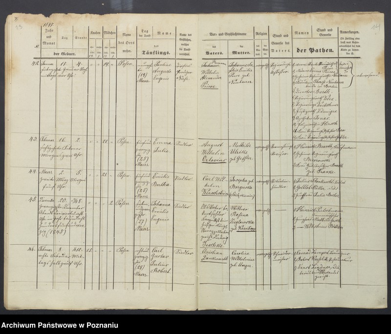 Obraz 10 z jednostki "Taufregister-Duplikat"