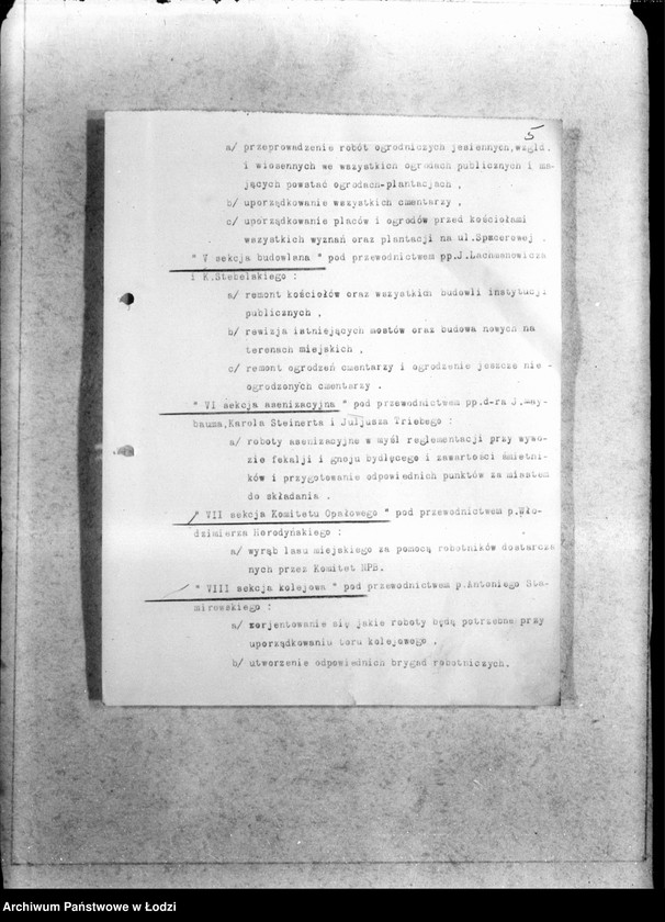 Obraz 8 z jednostki "Komitet Robót Publicznych [korespondencja z innymi komitetami i sekcjami]"