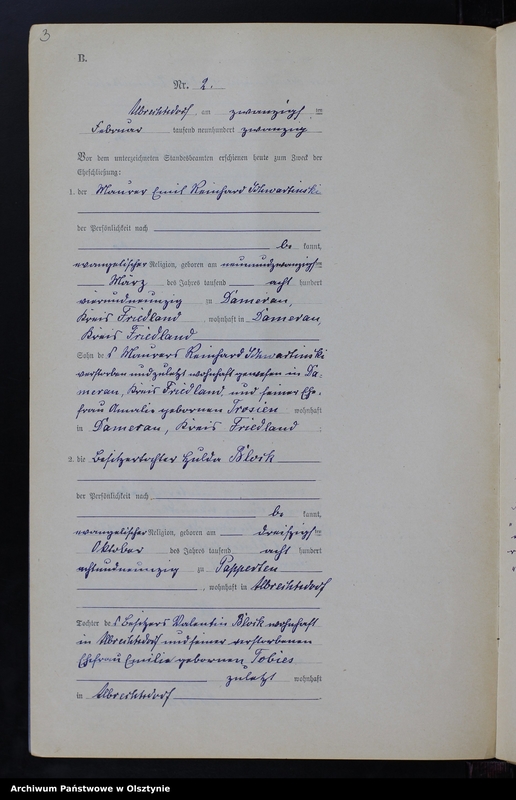 image.from.unit.number "Heiraths-Neben-Register Nr 1 - 29 [ Księga małżeństw - wtóropis ]"