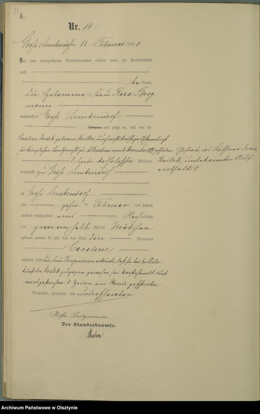 image.from.unit.number "Geburts-Haupt-Register Nr 1 - 106"