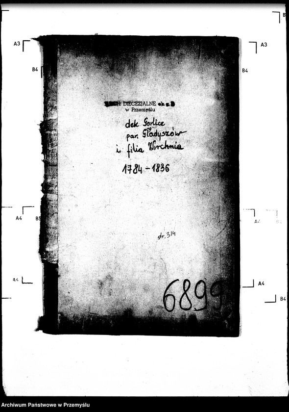 Obraz 4 z jednostki "[Kopie ksiąg metrykalnych parafii Gładyszów z filią Wirchnia (dekanat Gorlice)]"