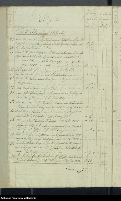 image.from.unit.number "Land Schulen-Kassen Rechnung des Rheinschen Kirchspiels"