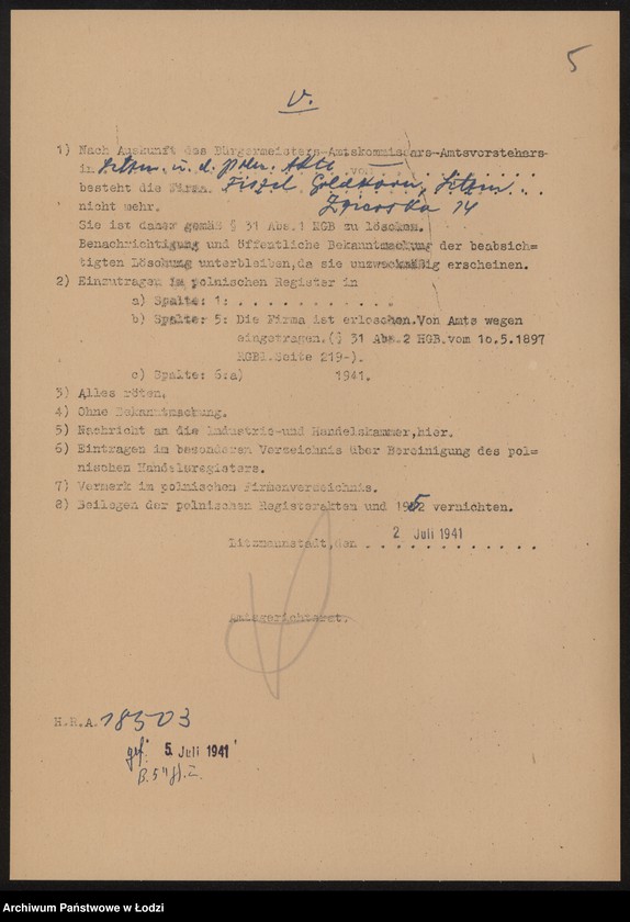 Obraz 7 z jednostki "Fiszel Goldkorn – sklep kolonialny i sprzedaż czekolady"