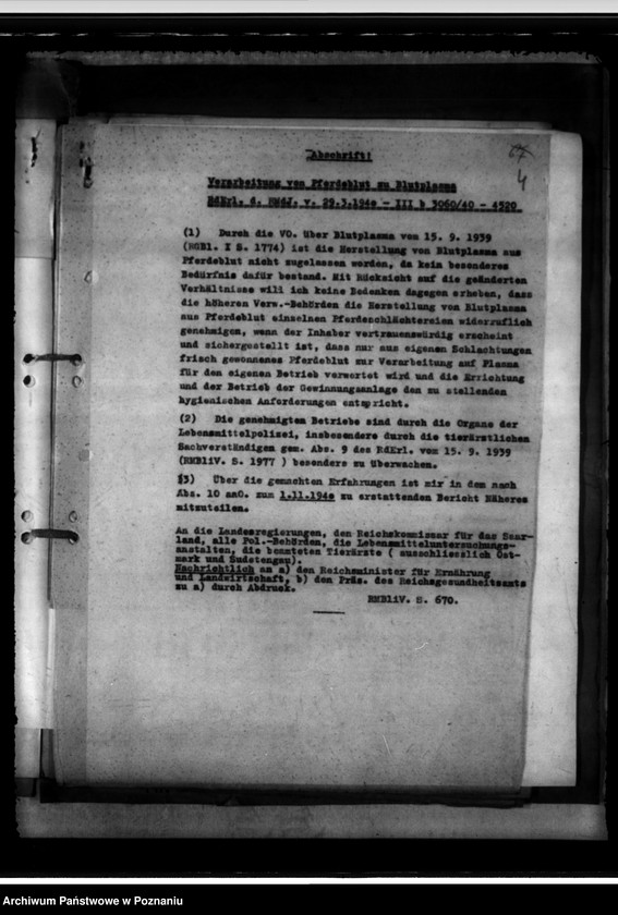 Obraz 8 z jednostki "Tierärztliche Lebensmittelüberwachung. Kennzeichnungszwang von Enteneiern"