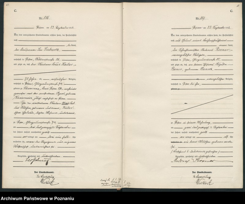 Obraz 8 z jednostki "Księga miejscowa zgonów tom III [Rejestr główny zgonów]"