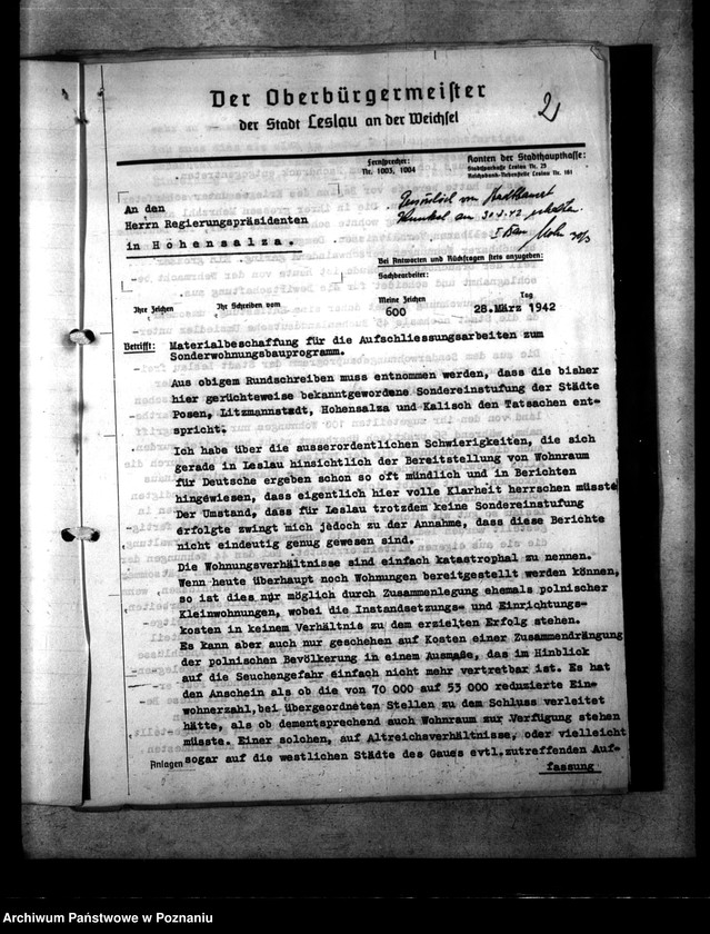 Obraz 6 z jednostki "Kontingentierte Baustoffe für Sonderbauprogramm"