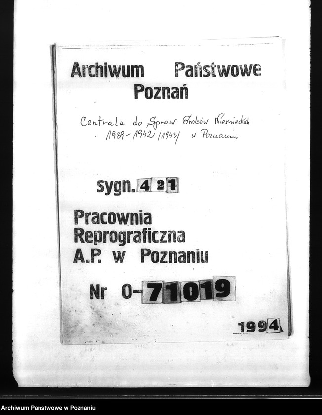 Obraz 11 z jednostki "Siedlce - Brest Litowsk (Brześć n/ Bugiem) Beschreibung der gaborgenen Leihen"