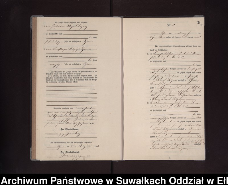 image.from.unit.number "Heiraths-Neben-Register des Preussischen Standes-Amtes Rhein Kreis Loetzen"