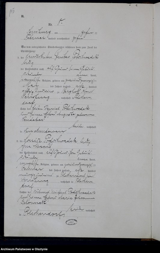 image.from.unit.number "Heiraths-Haupt-Register Nr 1 -80"