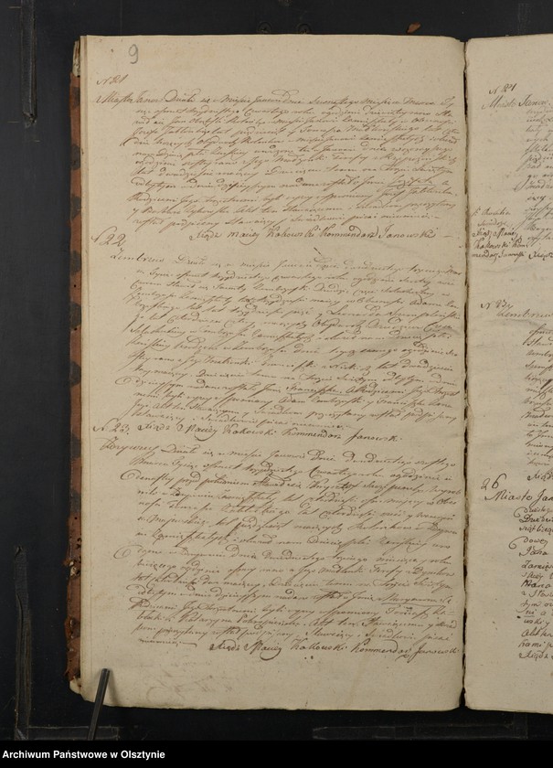 image.from.unit.number "Akta Urodzenia, Zeyścia y Małżeństw Gminy Janowskiey Obwodu Przasnyskiego Wojewodztwa Płockiego za Rok 1834"