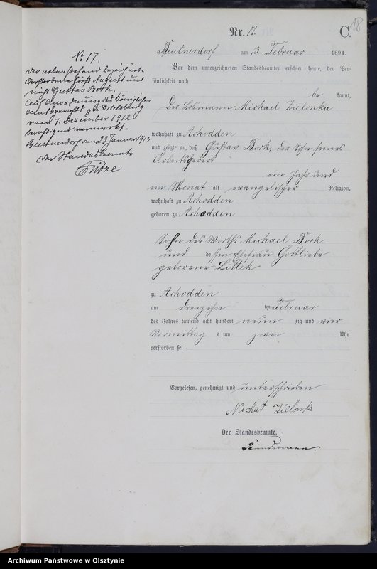 image.from.unit.number "Sterbe-Haupt-Register Nr 1 - 190"