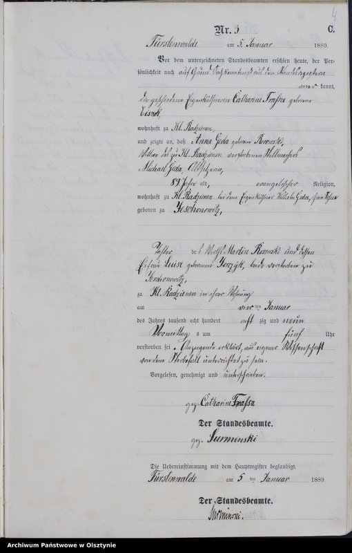 image.from.unit.number "Sterbe-Neben-Register Nr 1 - 146"