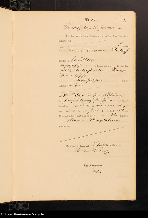 image.from.unit.number "Geburts-Haupt-Register Nr 1 - 170"