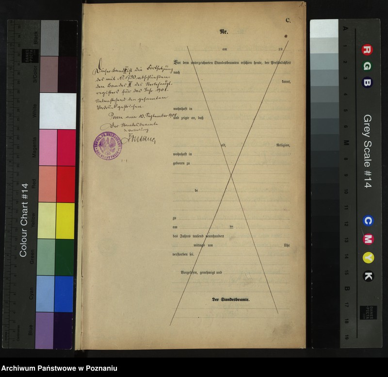 Obraz 3 z jednostki "Księga miejscowa zgonów tom IV [Rejestr główny zgonów]"