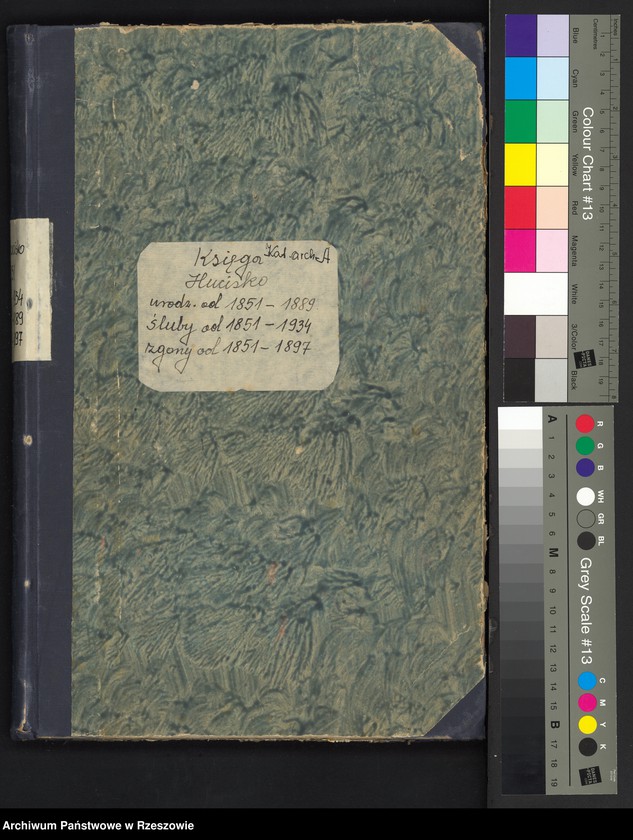 image.from.unit.number "Księga urodzeń (lata 1851-1889), małżeństw, zgonów (lata 1851-1897) - Hucisko"