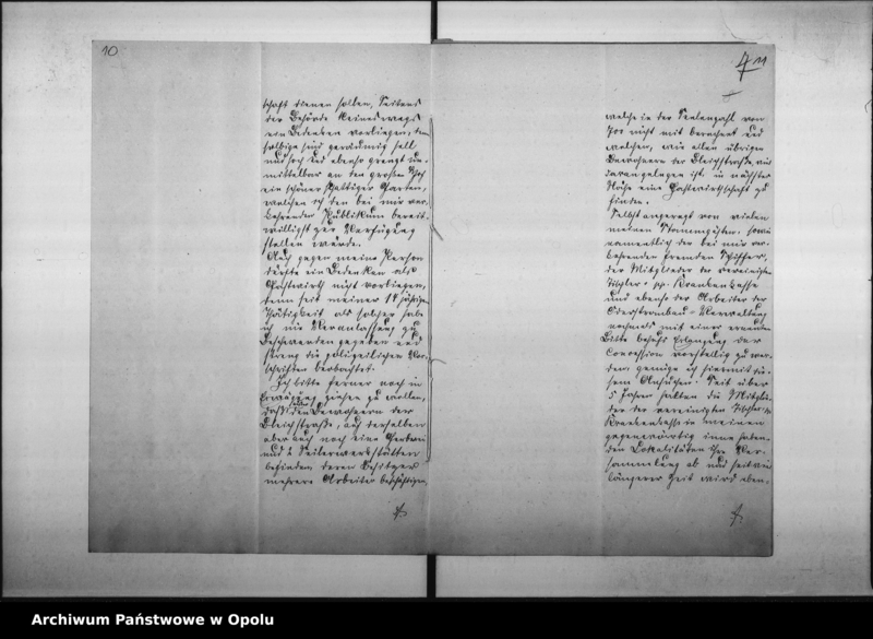 Obraz 13 z jednostki "Acta des Magistrats zu Oppeln betreffend den Gastwirtschaftsbetrieb im Hause No 32 Bleiche Vol: I"