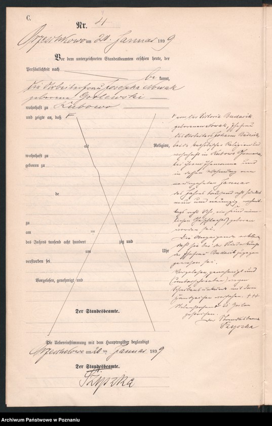 Obraz 7 z jednostki "Księga zgonów"