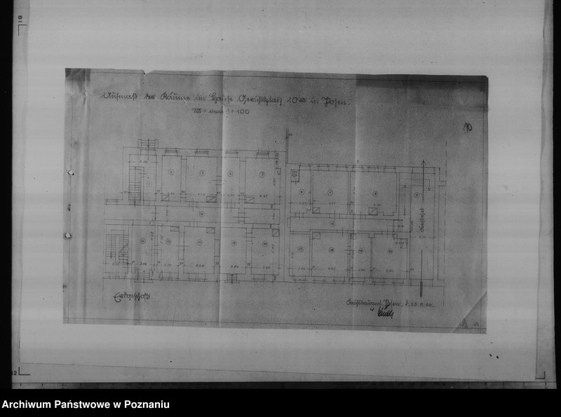 Obraz 14 z jednostki "Oberlandesgericht in Posen, Gerichtsplatz 10a. - sprawy budowlane"