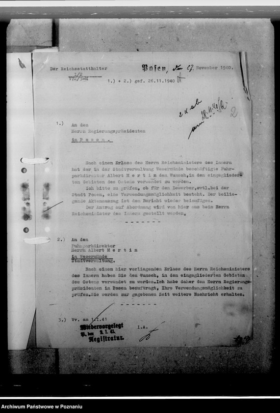 Obraz 6 z jednostki "Mertin, Albert - urzędnik"