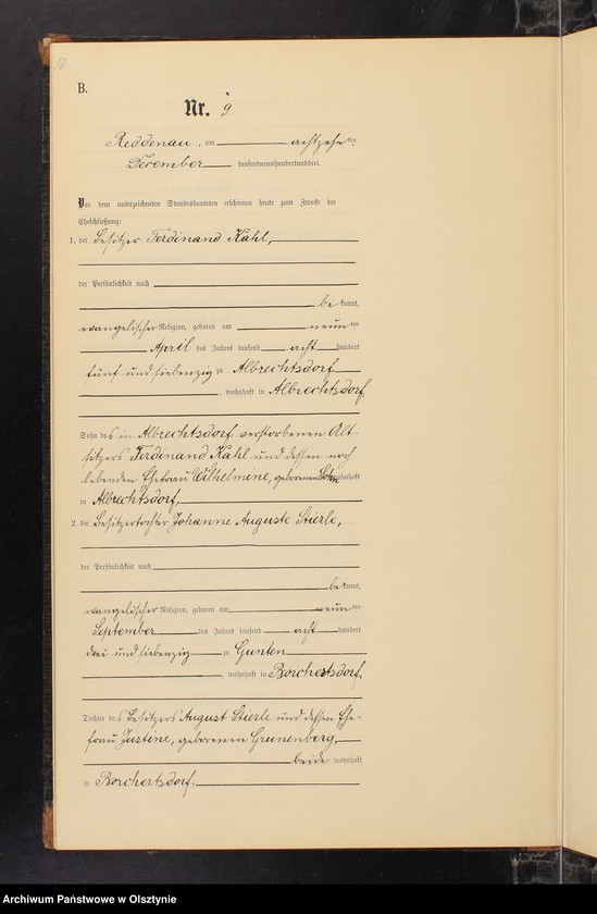 image.from.unit.number "Heiraths-Neben-Register Nr 1 - 9"