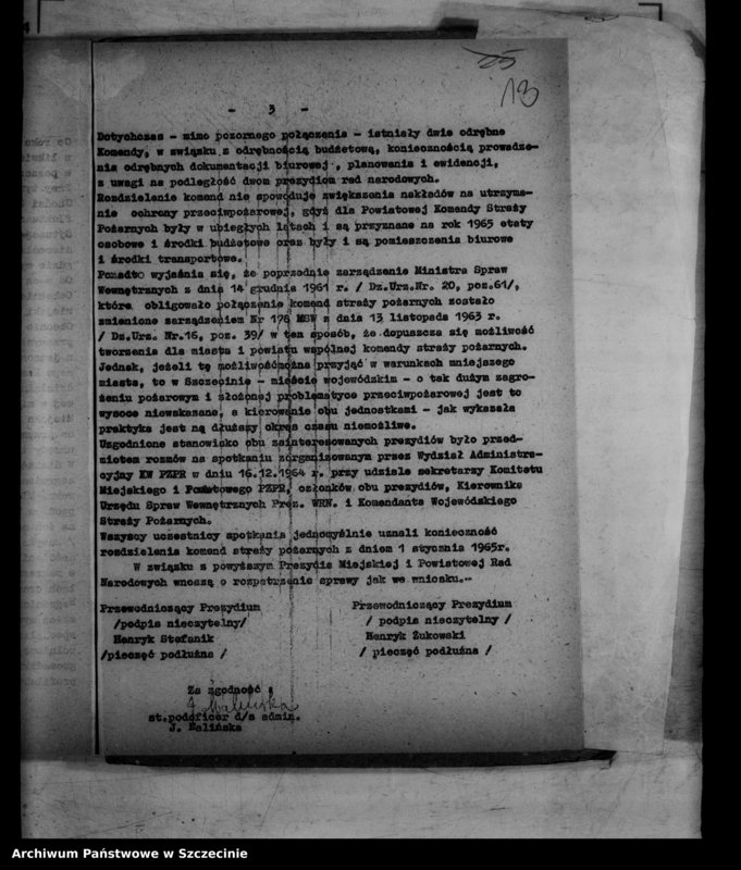 Obraz 17 z jednostki "Protokół posiedzenia Prezydium Wojewódzkiej Rady Narodowej nr 4, miesiąc styczeń"