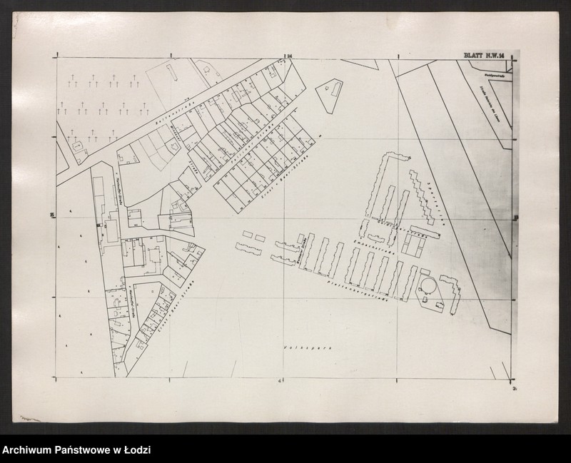 Obraz 3 z jednostki "Plan miasta Łodzi Sekcja NW 14"
