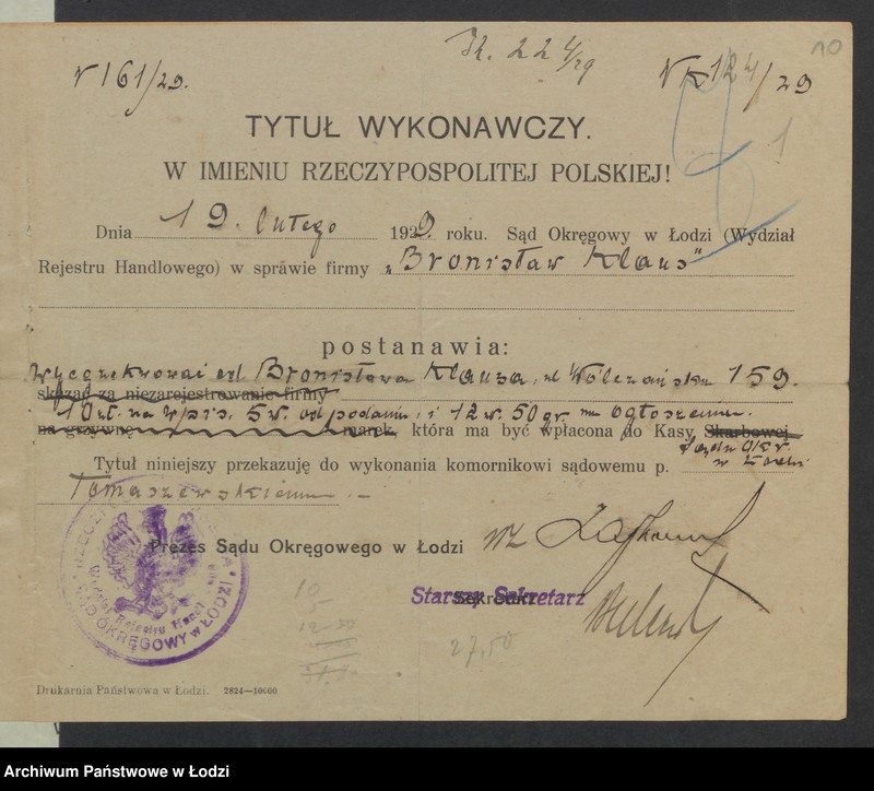 Obraz 12 z jednostki "Bronisław Klaus – piwiarnia"